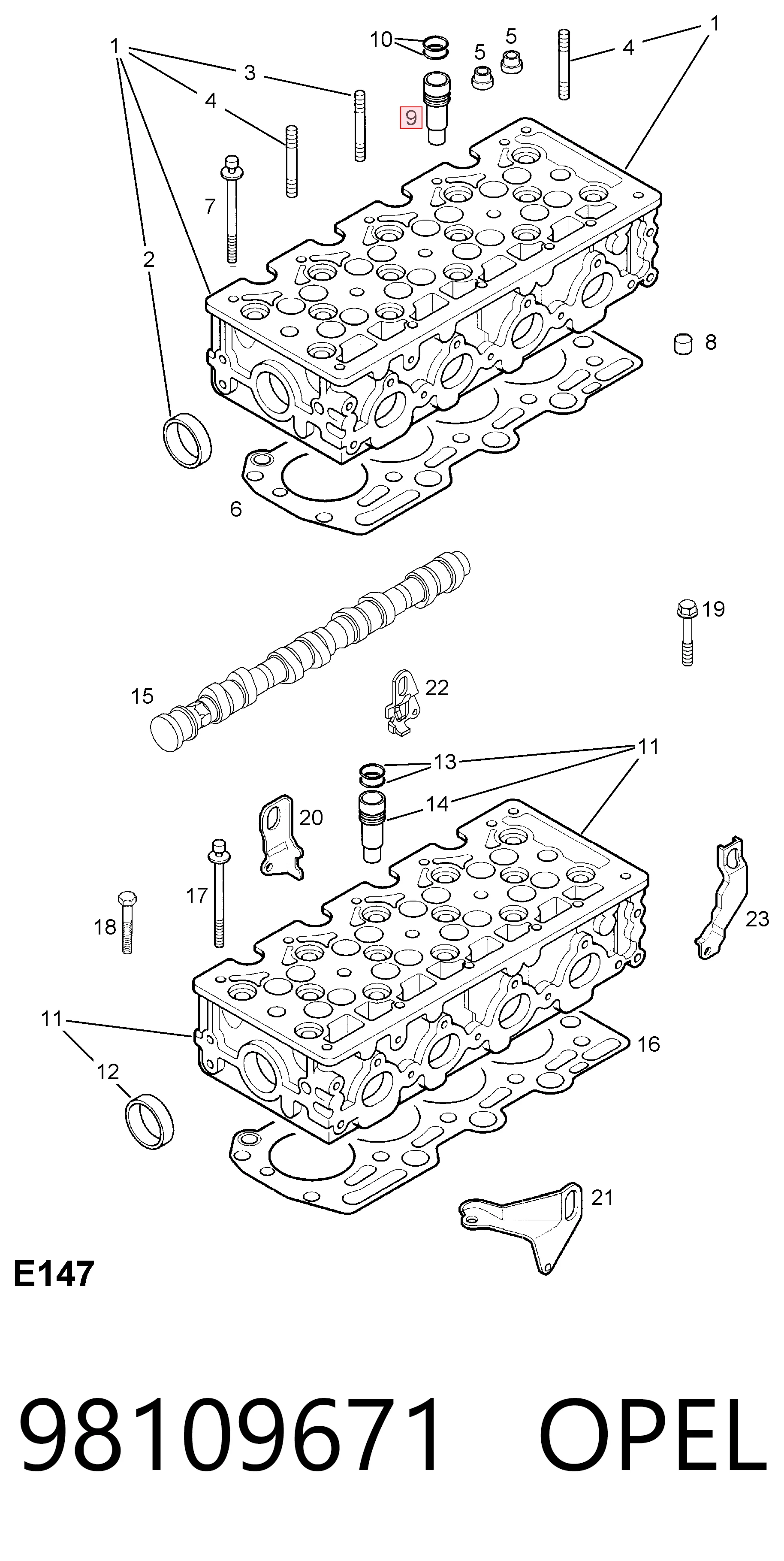 98109671 Opel
