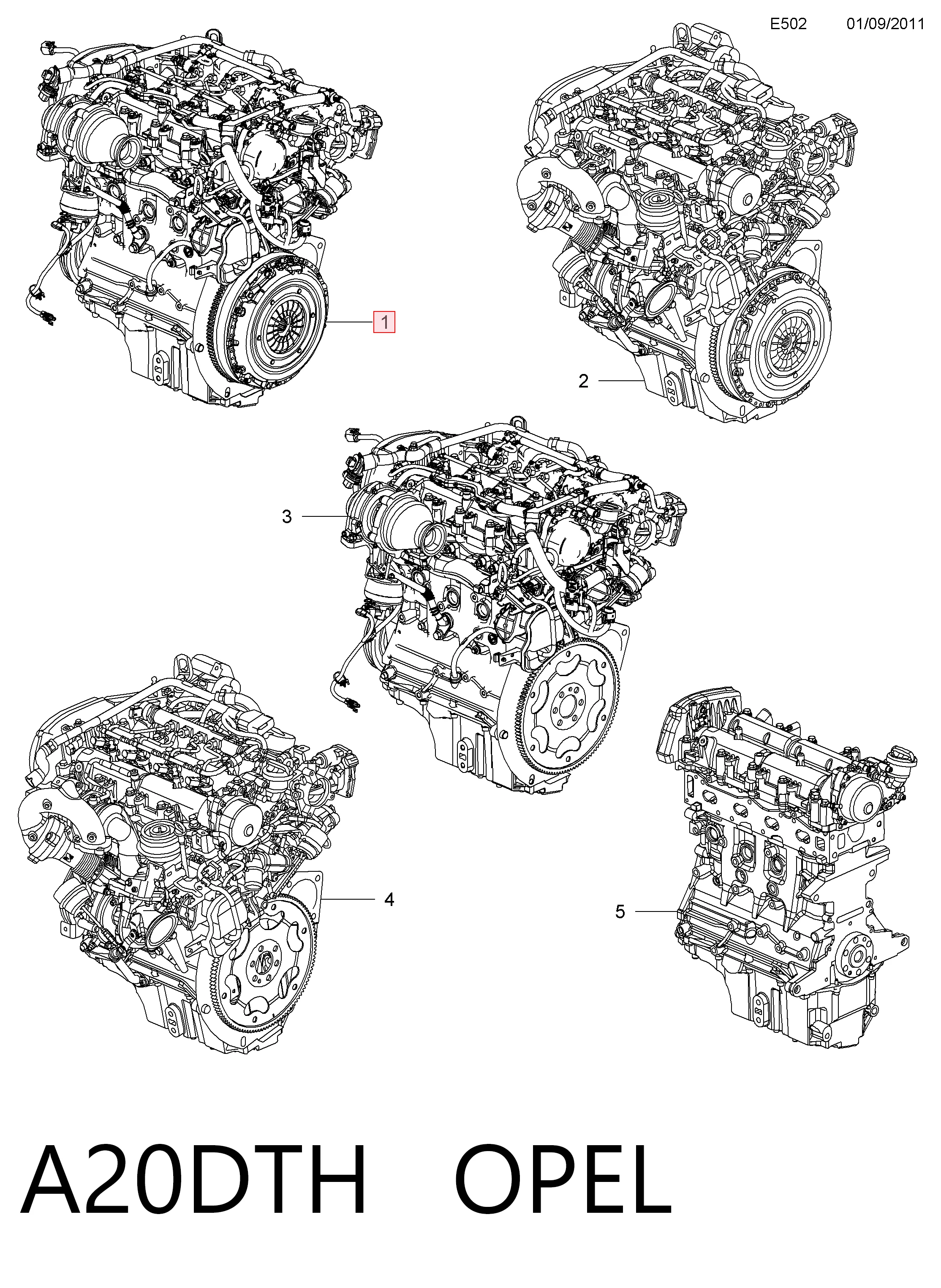 Motor completo Opel Insignia A sedán (G09) (2008 - 2017) precio, desde 2840,11 EUR