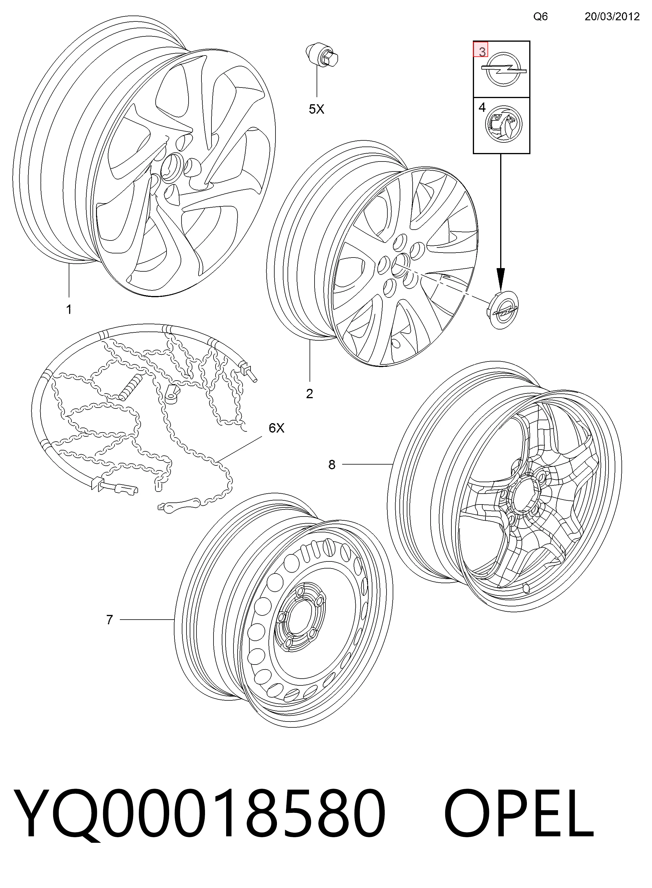 YQ00018580 Opel