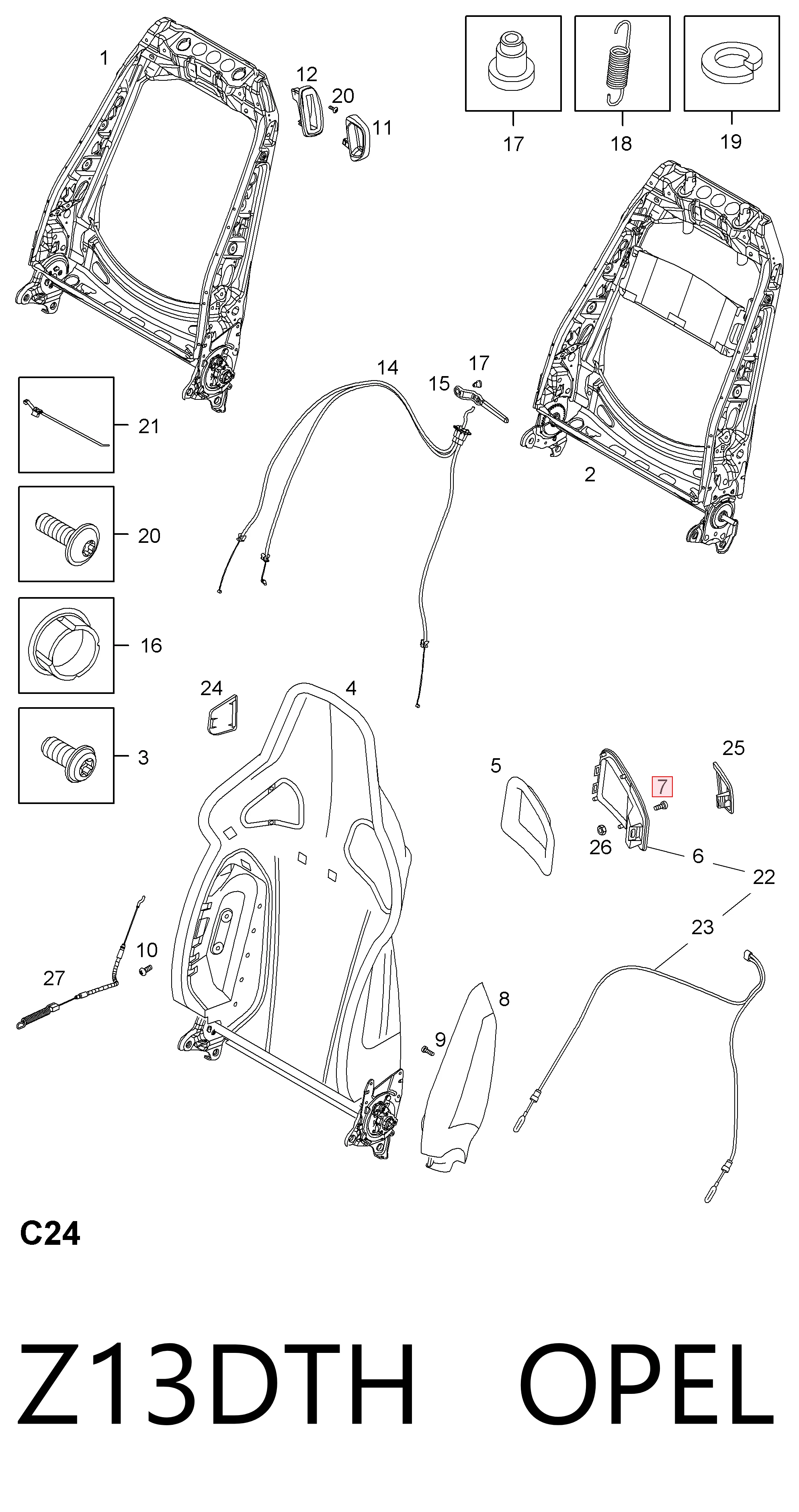 Z13DTH Opel Motor completo