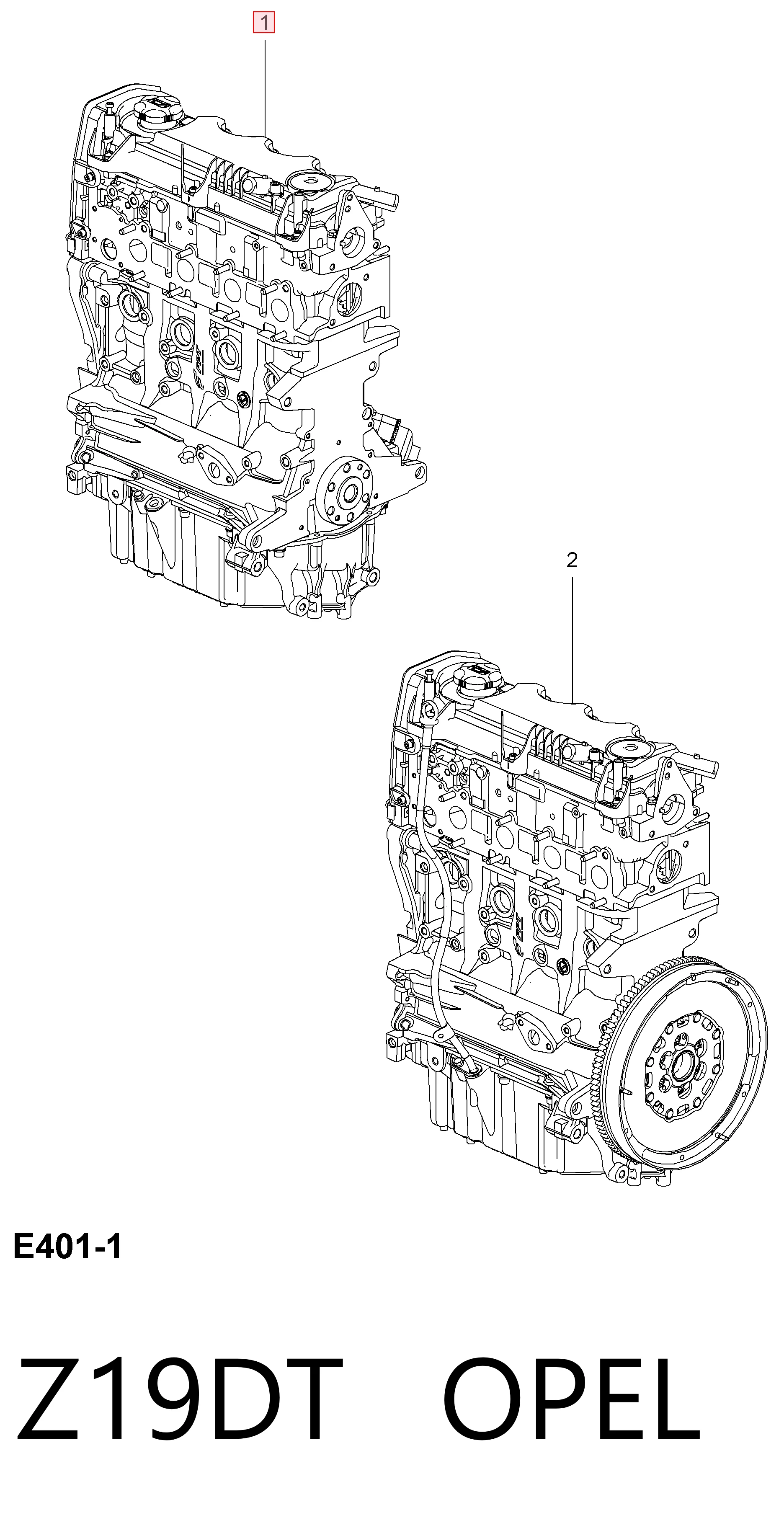 Motor completo Opel Zafira B monovolumen (A05) (2005 - 2011) precio, desde 1035,28 EUR