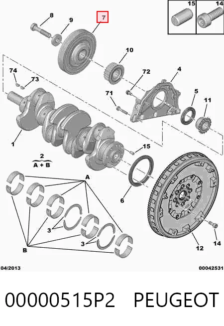 Polea dámper para Peugeot Boxer  (244)