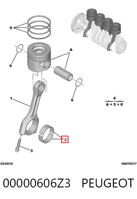Comprar 61516500 NE/NPR Cojinetes de biela