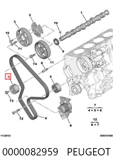 Rodillo tensor cadena C5 familiar (2001-2004) original desde 27,47 €