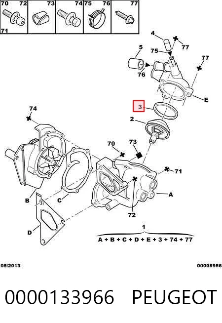 Junta de termostato Renault 21 hatchback (B48) (1989 - 1994) precio, desde 4,39 EUR