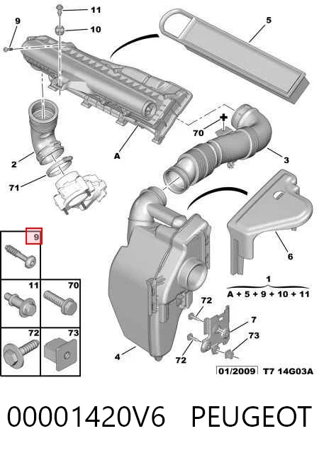 00001420V6 Peugeot/Citroen