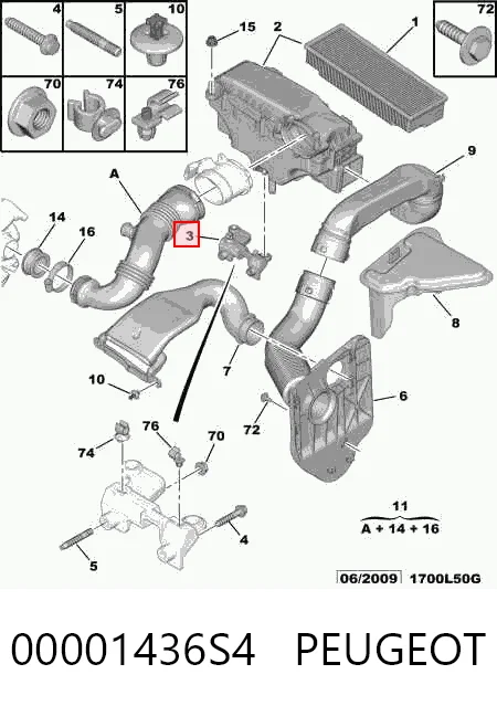 00001436S4 Peugeot/Citroen