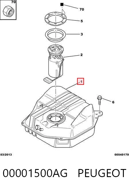 Depósito de gasolina Fiat/Alfa/Lancia 134146908 precio, desde 248,64 EUR