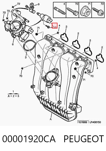 Válvula IAC para Citroen C5 RC