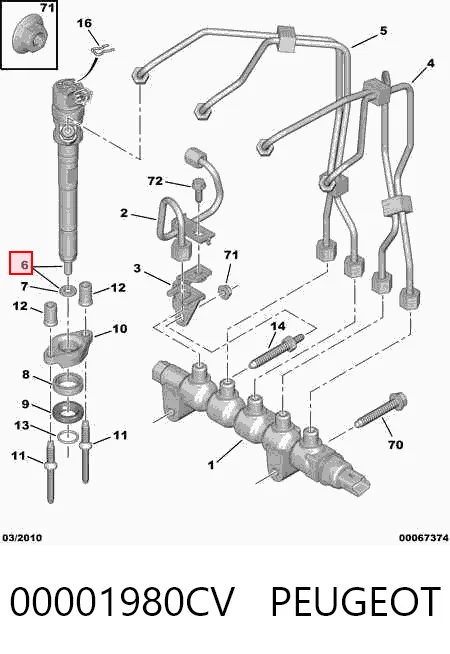 986435150 Bosch Inyector de combustible