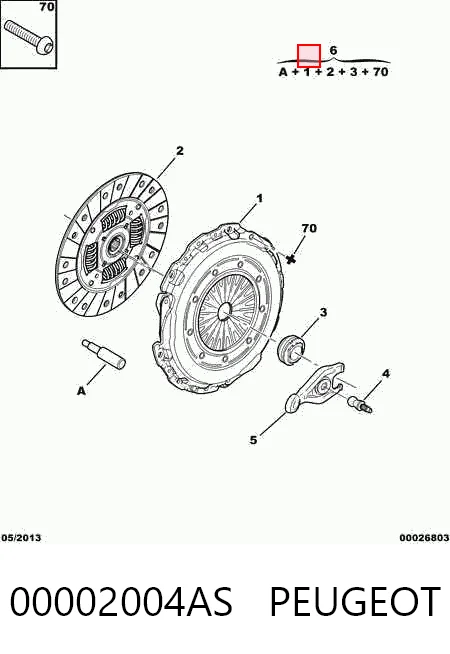 Comprar Plato de presión de embrague Citroen C8  EA, EB