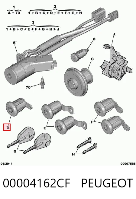 00004162CF Peugeot/Citroen