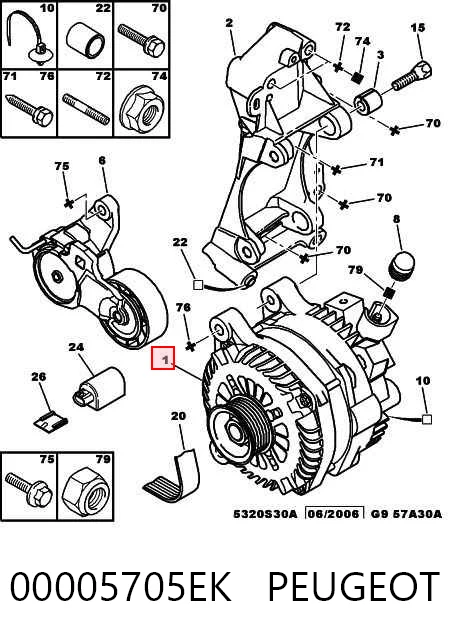 00005705EK Peugeot/Citroen