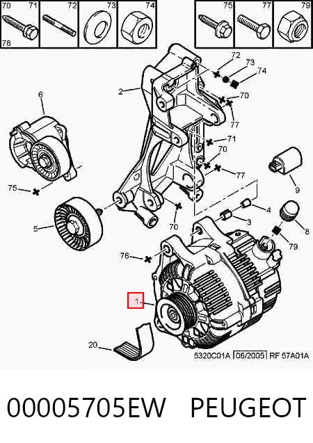 Generador Renault Megane III (BZ0, BZ1, B3)