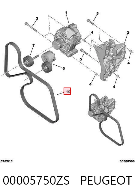 00005750ZS Peugeot/Citroen