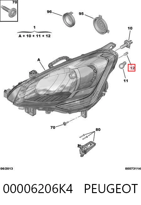 Faro delantero derecho Partner II monovolumen (2008-2018) original desde 151,51 €