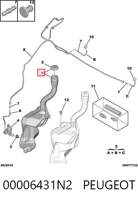 00006431N2 Peugeot/Citroen