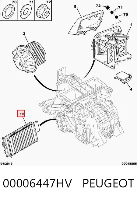 00006447HV Peugeot/Citroen