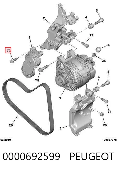 0000692599 Peugeot/Citroen