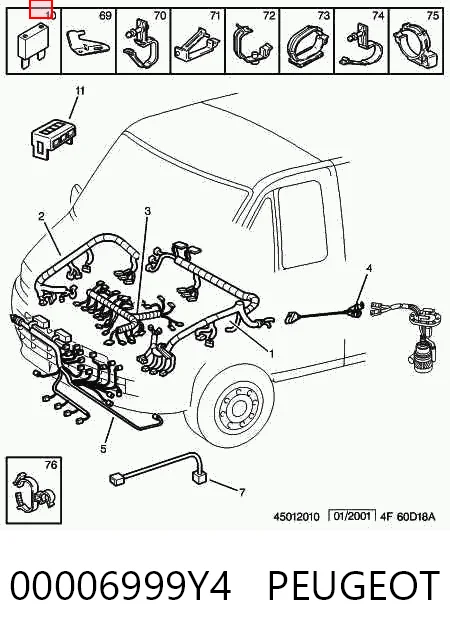 00006999Y4 Peugeot/Citroen