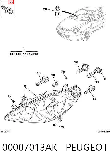 00007013AK Peugeot/Citroen