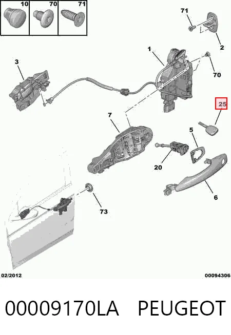 00009170LA PEUGEOT