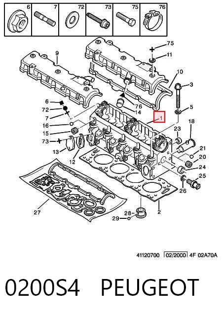 Comprar Culata Peugeot 205 II 20A, C a bajo precio