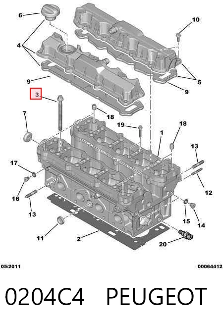0204C4 Peugeot/Citroen