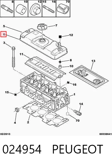 Comprar X0630400 Glaser Junta de tapa de balancines