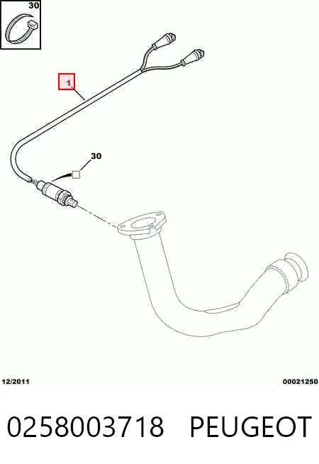 Sensor de oxígeno previo al catalizador 445 NGK
