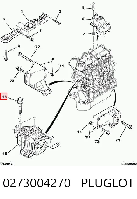 Unidad de control ABS hidráulico para Peugeot 406  8B