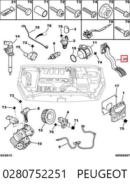 Comprar Pedal del acelerador Citroen C4 I LA