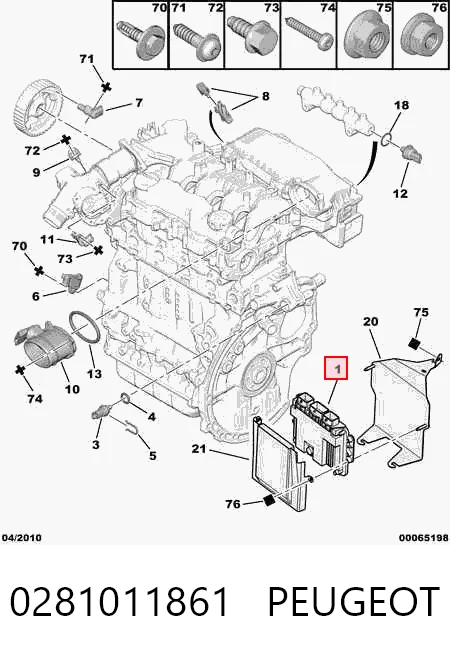 Centralina Del Motor para Citroen Berlingo  M