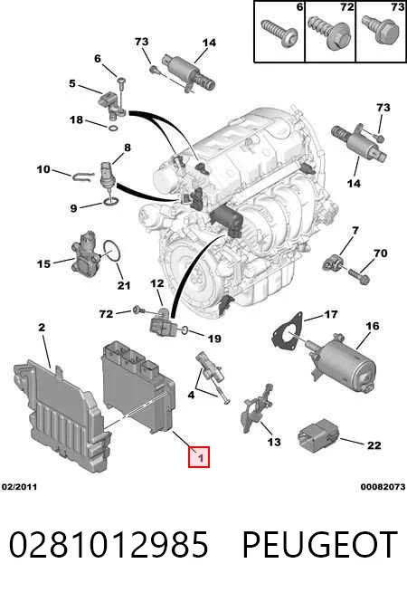 Módulo de control del motor Citroen Berlingo 