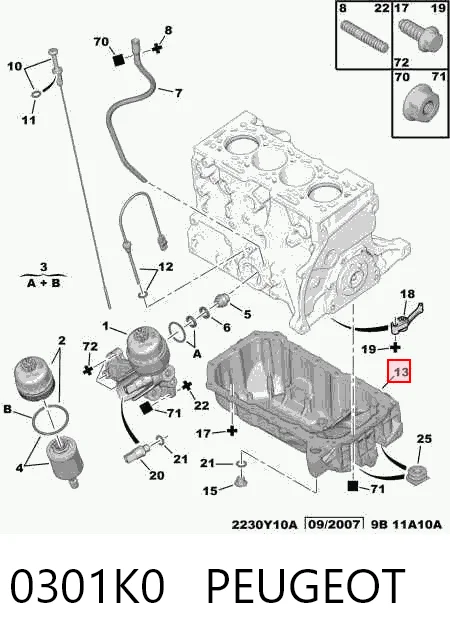 0301K0 Peugeot/Citroen
