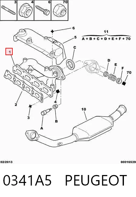 0341A5 Peugeot/Citroen