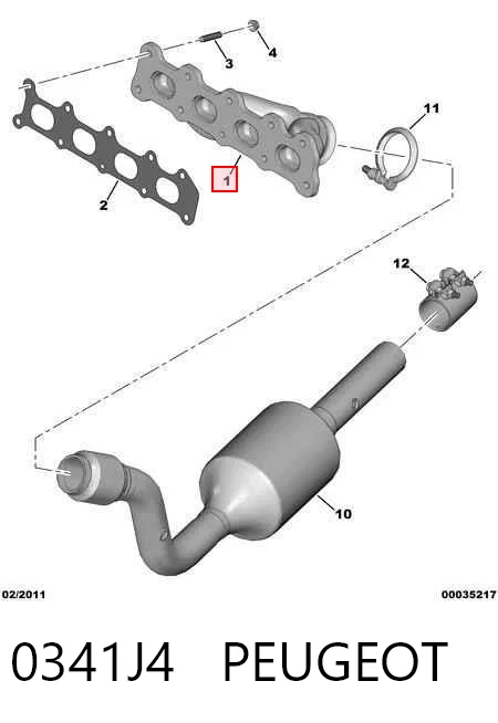 Comprar Colector de escape Citroen Jumpy I BS, BT, BY, BZ a bajo precio