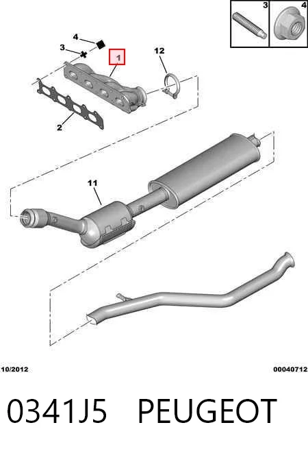 Colectores de escape Peugeot 406 (1995-2004)