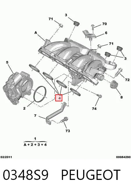 0348S9 Peugeot/Citroen