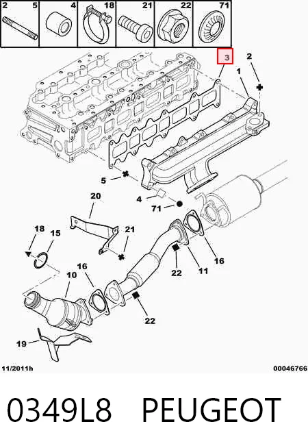 Junta colector escape Iveco Daily IV furgoneta (2006 - 2011) precio, desde 9,89 EUR