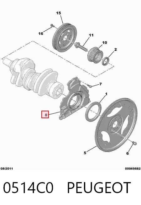 Comprar P7767701 Glaser Retén de cigüeñal