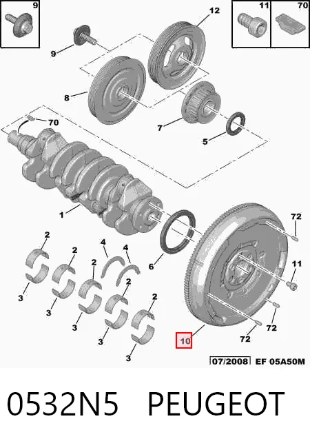  Volante motor Citroen C3 1