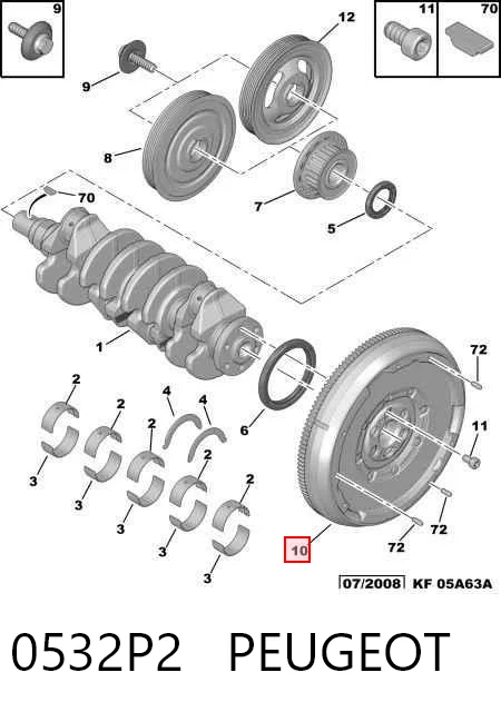  Volante motor Citroen C3 1