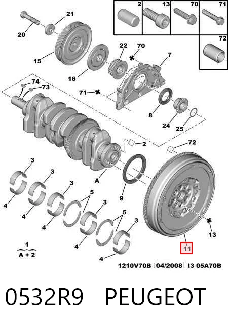 Comprar Volante motor Mitsubishi Outlander II XL CWW