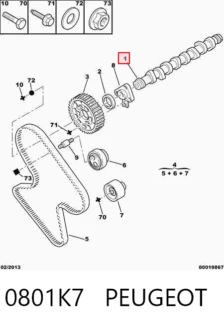 Comprar Árbol de levas Citroen Saxo  S0, S1 a bajo precio
