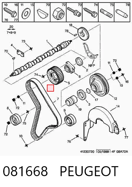081668 Peugeot/Citroen