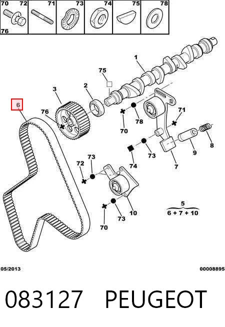 Comprar Kit de correa de distribución Citroen Jumpy I BU a bajo precio