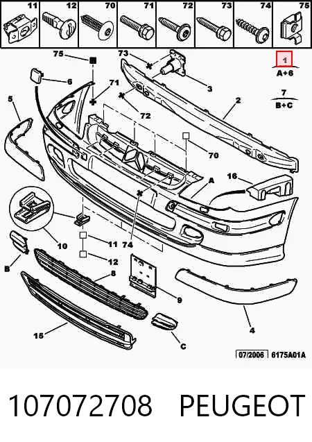 Comprar Parachoques delantero Citroen C5  RC a bajo precio