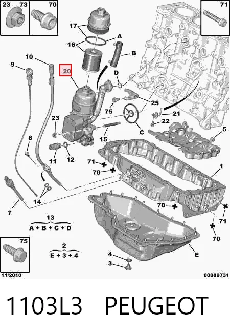 1103L3 Peugeot/Citroen