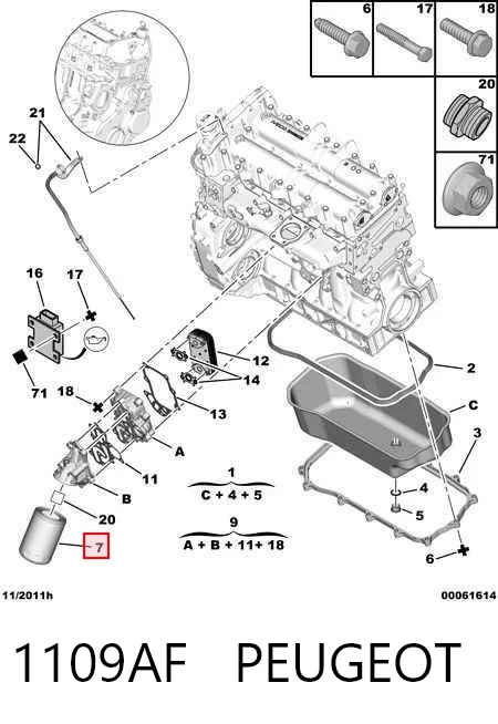 1109AF Peugeot/Citroen